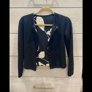 MAYLE nyc Reversible cardigan sweater silk & cashmere